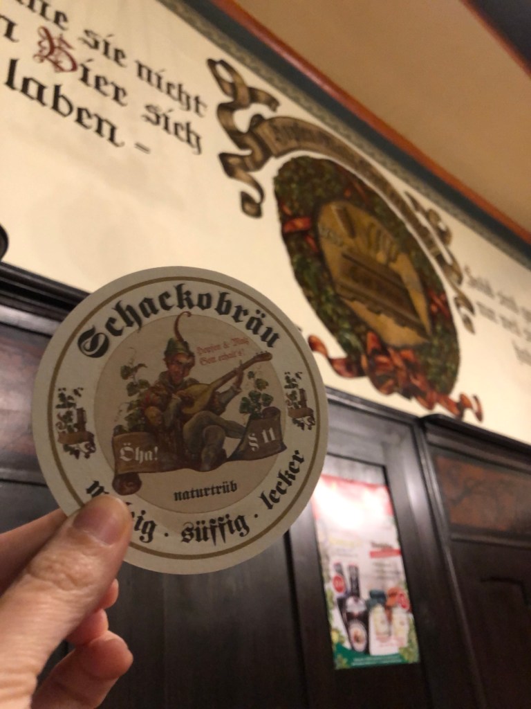 Schackobräu Brauhaus Friedrichroda, Bierdeckel und Design