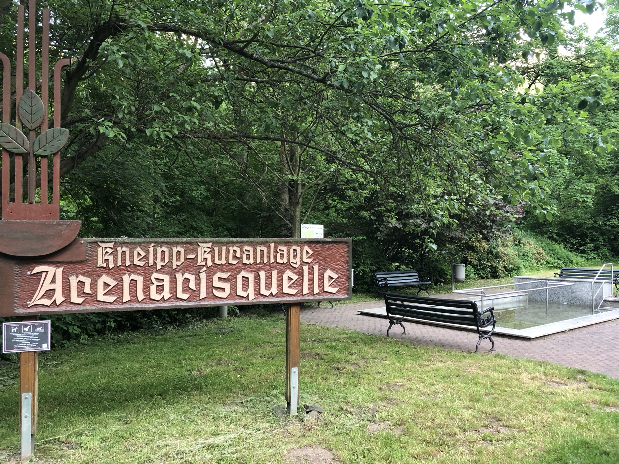 Kneipp Becken Arenarisquelle Bad Tabarz