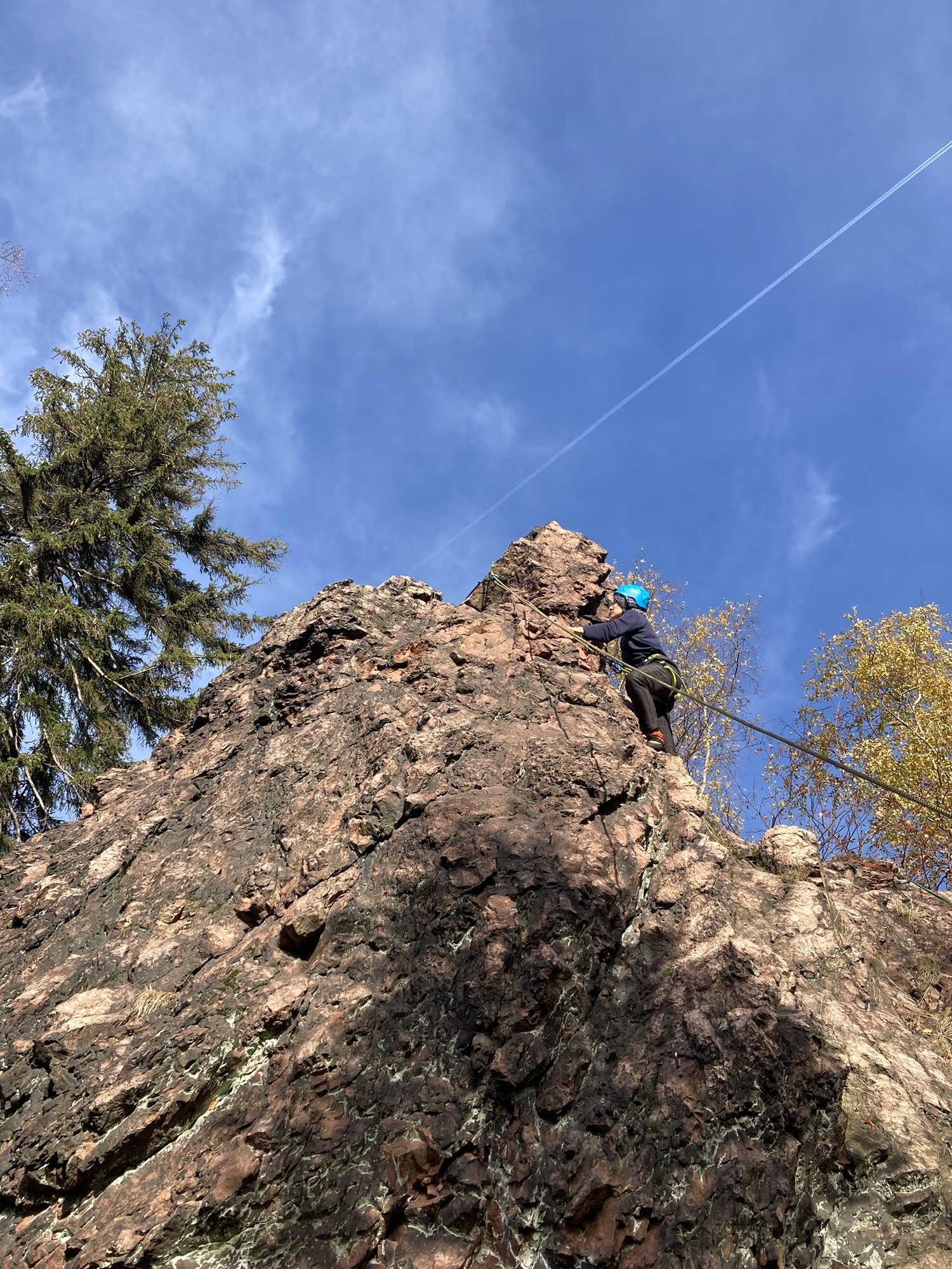Felsklettern und Klettern lernen im Lauchagrund, Bad Tabarz