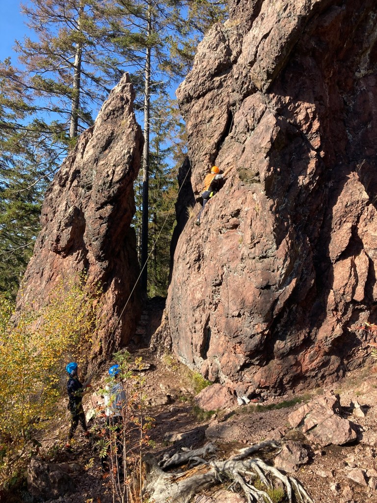 Klettern Roter Turm Lauchagrund