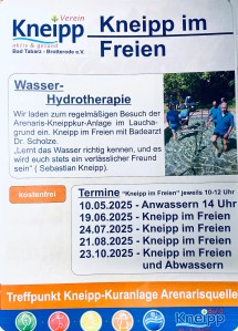 Kneipp im Freien , Poster Bad Tabarz