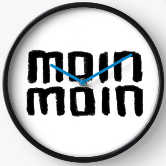 Moin Moin Design als Uhr.
