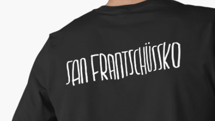Spruch Lustig Tschüss, San Frantschüssko Essential T-Shirt