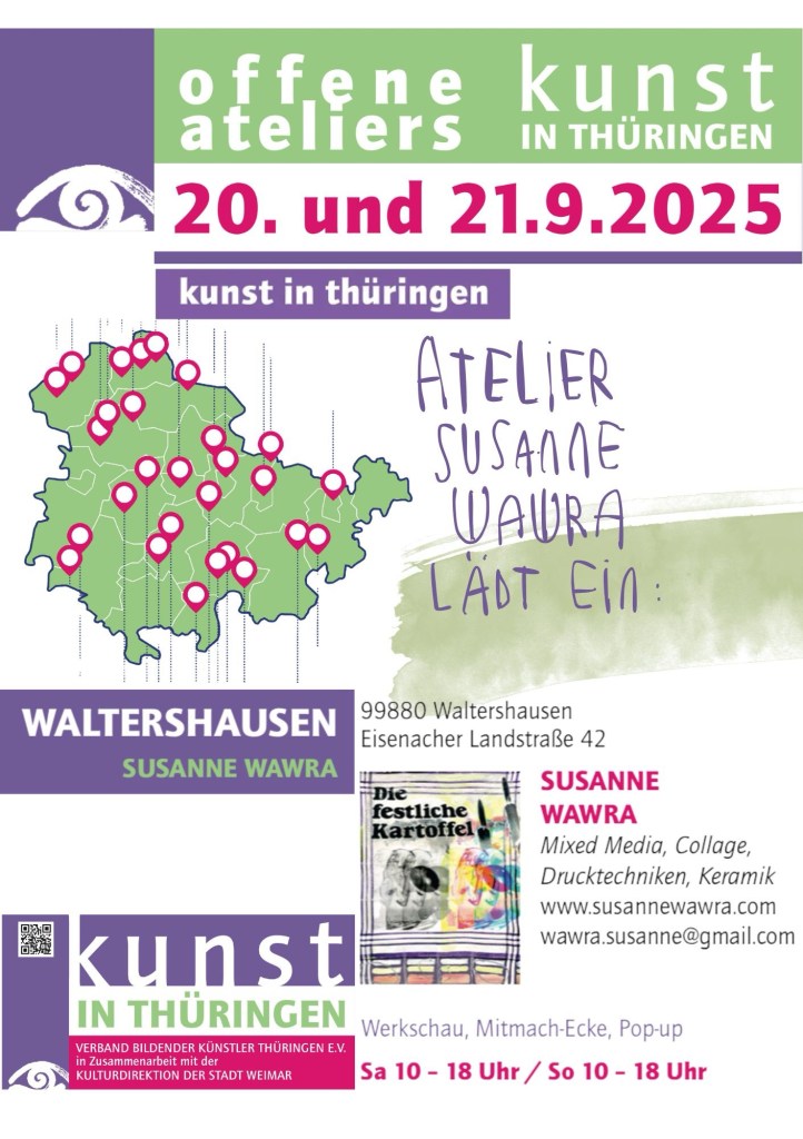Offenes Atelier Waltershausen, Susanne Wawra, Kunst in Thüringen