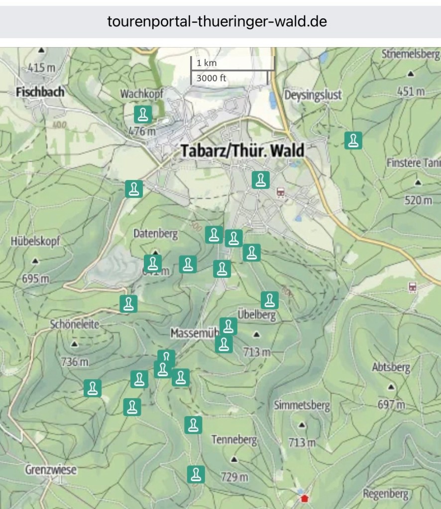 Stempelstellen Bad Tabarz Wandernadel