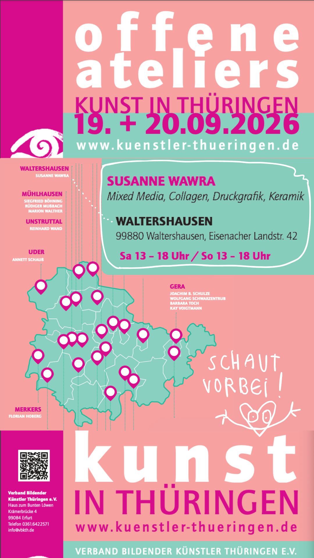 Kunst in Thüringen: Offene Ateliers 2026